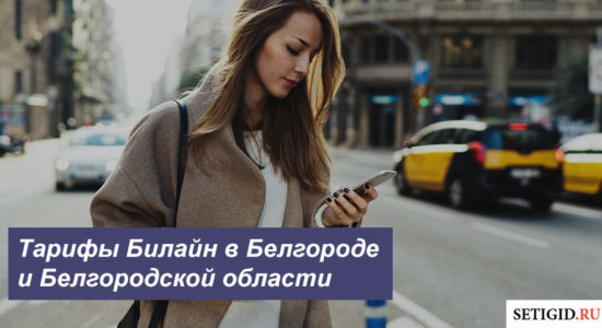Описание выгодных тарифов Beeline в Белгороде и Белгородской области для телефона, планшета и ноутбука